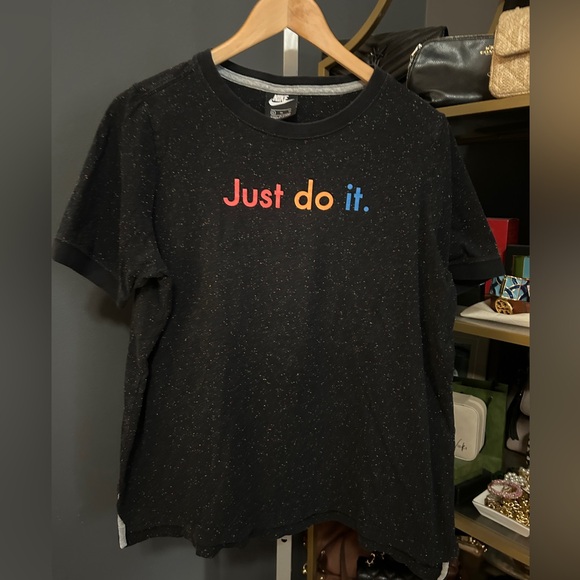 Nike Tops - Women’s Nike Just Do It T-Shirt Galaxy Dot Paint Splatter